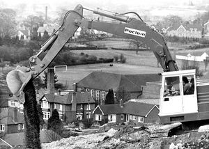 Supporting image for story: 'Should taxpayers foot the bill for football security?' - Your Letters and looking back at the birth of the M54 in a picture from 1973
