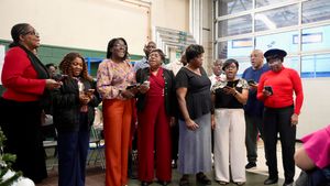 Singers from Ladywood Seventh Day Adventist Church.