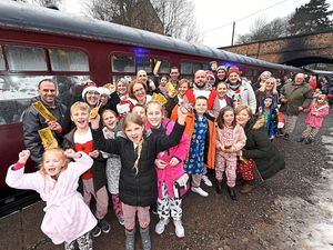 Supporting image for story: Delight as Telford Steam Railway comes to the rescue for families - with video