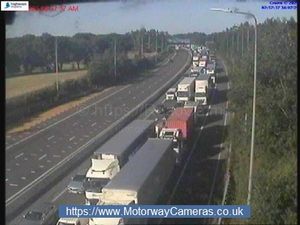 Supporting image for story: M42 near Birmingham reopens as man, 52, arrested on suspicion of racially aggravated public order offences
