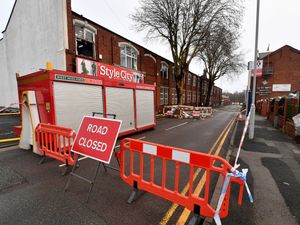Supporting image for story: Road closure around Wolverhampton factory site after huge blaze remains in place
