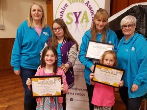 Supporting image for story: Joy for girls as Market Drayton group wins awards