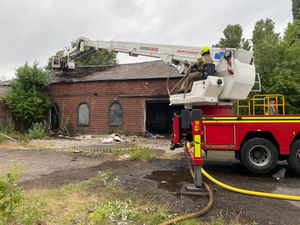 Supporting image for story: Flytipping set alight inside listed Tipton building