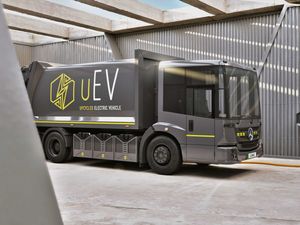Supporting image for story: British firm reveals its first upcycled electric refuse truck