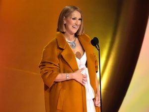 Supporting image for story: Singer Celine Dion makes surprise appearance at Grammy awards amid health battle