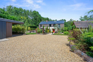 The home sits within an expansive plot. Picture: TAUK/Rightmove