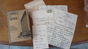 The hidden treasures found inside an old book.