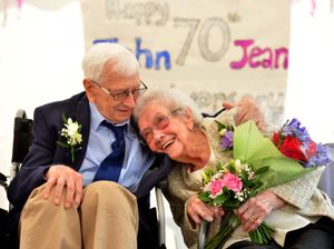 Supporting image for story: Couple renew their marriage vows after 70 years of living life to the full