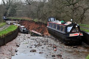The scene in Whitchurch. Photo: Tim Thursfield