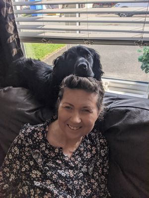 Kerry Pugh following her diagnosis 