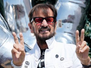 Supporting image for story: Ringo Starr marks 84th birthday on stage with message of ‘peace and love’