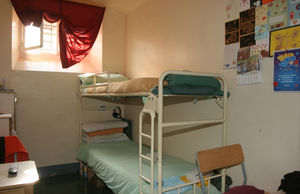 One of the cells, pictured here shortly before the closure.