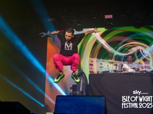 Supporting image for story: Crowds sing along in sun as Sting set to headline Isle of Wight Festival