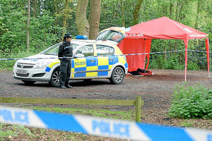 How a beauty spot became the centre of the search. Police check an area of Brown Moss near Whitchurch