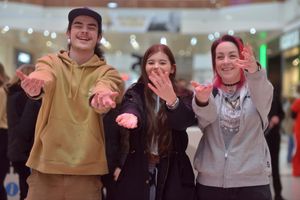 Merry Hill Centre and the Macarena was danced for poorly Birthday Girl Amelia. Zach Thompson, Lexi Ruby and Kirsty Lee.