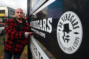 Royston Spencer is ready to welcome people to his new chip shop