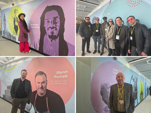 Supporting image for story: 'We are a product of the melting pot': Icons including UB40 honoured on Birmingham Airport wall