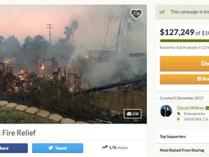 Supporting image for story: The internet raised more than $100,000 for this YouTuber who lost his home in California wildfires