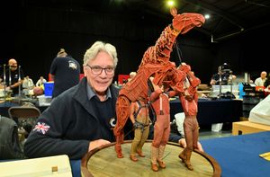 David Scott from Kent with his model