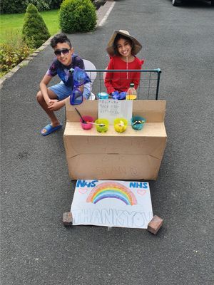 Left - Gurvir Singh, 11. Right - Amrit Kaur, 9