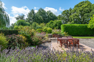 Beautiful gardens at Shade Oak in at The Trench, Ellesmere.