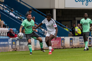 Jed Abbey Blocking a Notts County Pass Pic: Kieren Griffin Photography