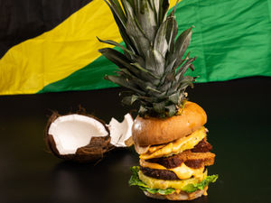 Supporting image for story: Haggis, bhajis, maple syrup and Vegemite feature in bizarre burgers created for Games