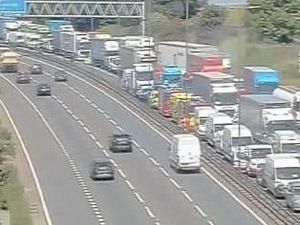 Supporting image for story: Motorists hit with delays in both directions on M6