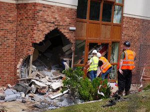 Supporting image for story: Driver who crashed stolen BMW into care home jailed for over five years