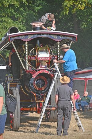 Shrewsbury Steam Rally featured a host of historic exhibits.