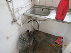 The dirty kitchen at Lucknow Farm Kennels
