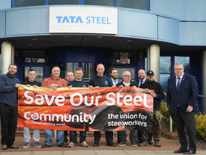 Supporting image for story: UK steel crisis: Government must step up, union boss tells Wednesfield workers