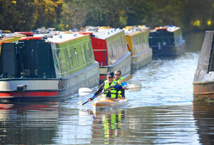 David Edwardson and Matthew Emsley getting in some practice