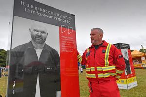 Bike4Life at Weston Park near Shifnal. Pictured is critical care paramedic Rich Apps