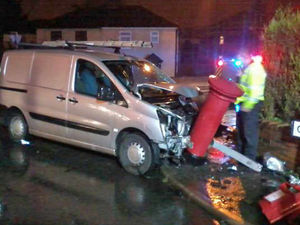 Supporting image for story: Van crashes into post box in Netherton
