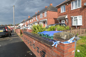 Police tape left at the scene. Photo: SnapperSK