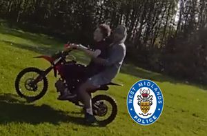 Police want to speak to these two men after an incident on a scrambler bike in Bilston on Friday