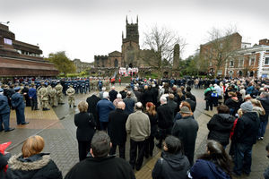 Wolverhampton will come together for the Remembrance Sunday service. Pic: Tim Thursfield