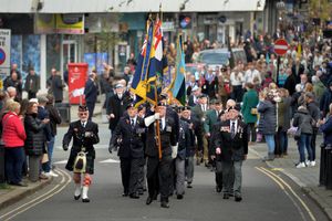 Shrewsbury remembrance parade 2024