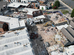 Supporting image for story: Sleepless nights for residents due to noisy Shrewsbury town centre demolition work 