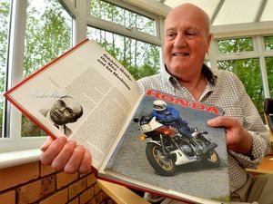 Supporting image for story: Shropshire man to sell book signed by Honda founder to raise funds for Severn Hospice 
