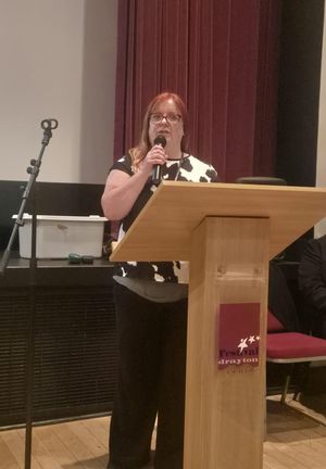 Businesses help launch “Make It Market Drayton” at packed event. Picture: Make It Market Drayton