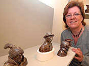 Supporting image for story: Ceramic designer shows work