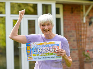 Supporting image for story: Lucky Joan celebrates £180,000 win on Postcode Lottery