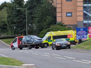 Tailbacks following the crash