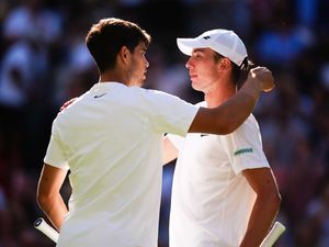 Supporting image for story: Oliver Tarvet toasts the ‘most special day’ after impressing Carlos Alcaraz