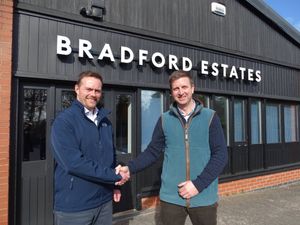 Bradford Estates director Steve Farrow (left) with farm director Duncan Fleming