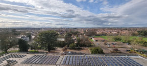 Looking towards Shrewsbury town centre. Picture: SOS – Save Our Shirehall.