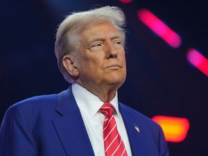 Supporting image for story: Trump appears virtually in New York court to be sentenced in hush money case