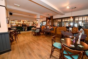 The recent renovations have given the pub a new and fresh look